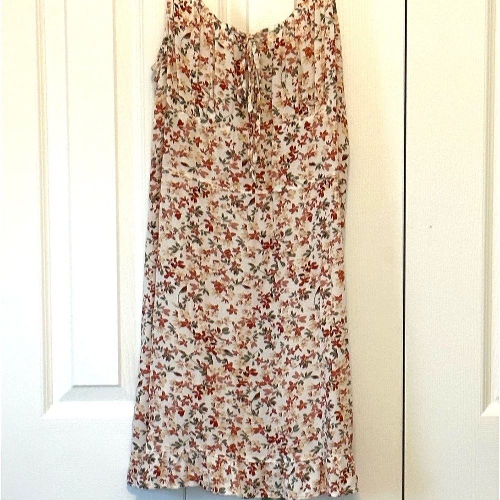 Abercrombie & Fitch Floral Strapless Skater Dress SZ Med